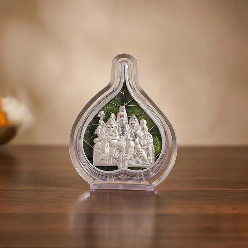 Pure 999 Silver Idol Frame | Devotional Spiritual Gift for Temple Decor, Wedding, Housewarming, Festivals & Religious Celebrations 