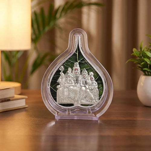 Pure 999 Silver Idol Frame | Devotional Spiritual Gift for Temple Decor, Wedding, Housewarming, Festivals & Religious Celebrations 